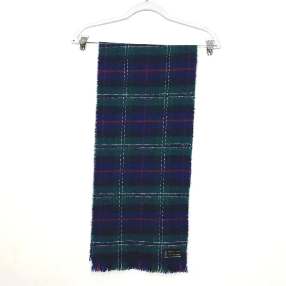 Highlander by Lochcarron plaid wool‎ scarf